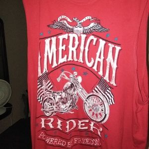 Lot of 3 Motorcycle Style Muscle Shirts